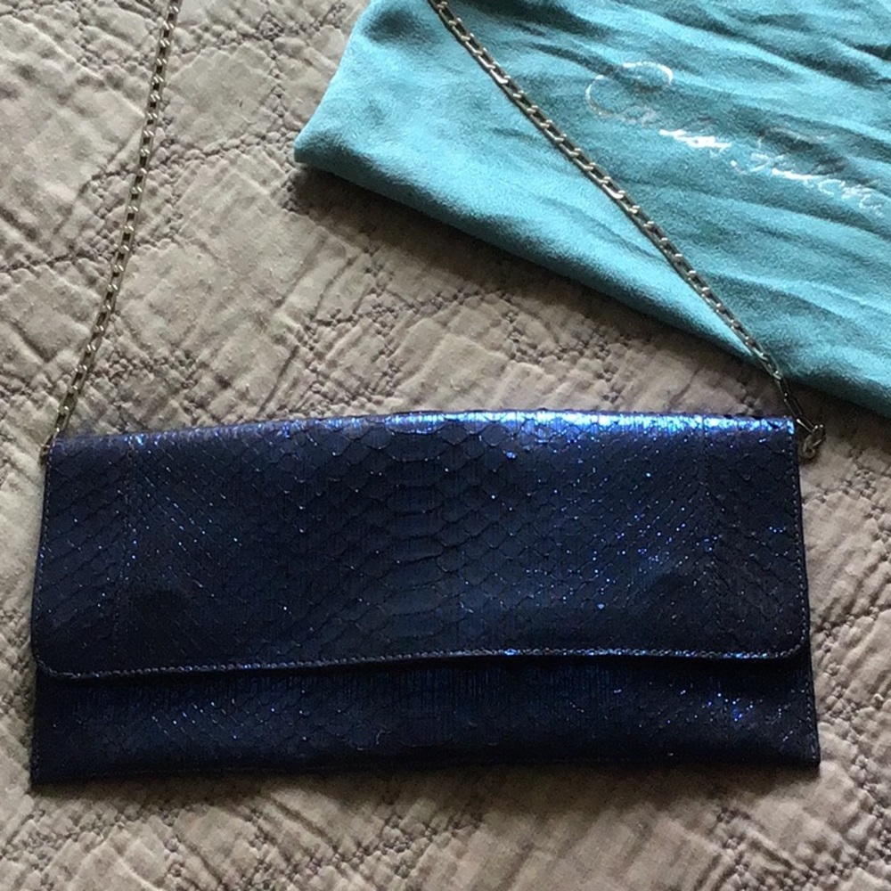 Carlos Falchi exotic skin bag